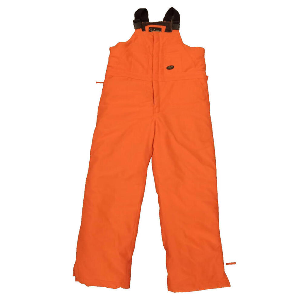 Vintage Walls Blaze Orange Insulated Hunting Bib Overalls Men's Large
